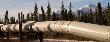 Indelac actuators on oil and gas pipeline