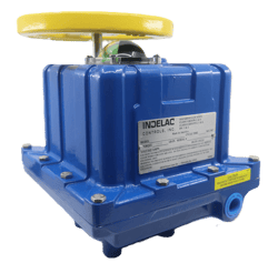 Indelac SNS Series Electric Actuator SNS4-15 Front Angle No BKG