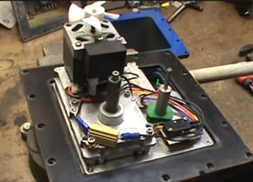 Inside Indelac Controls NEMA 6P Submersible Actuator