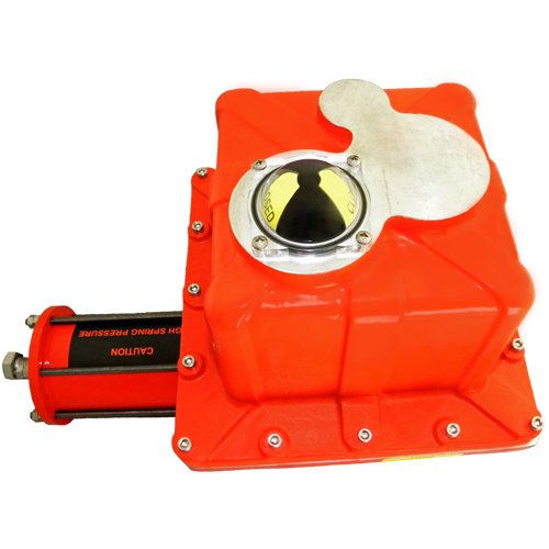 AS4 Spring Return Electric Actuator - Top View