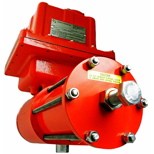 AS4 Spring Return Electric Actuator - Front View